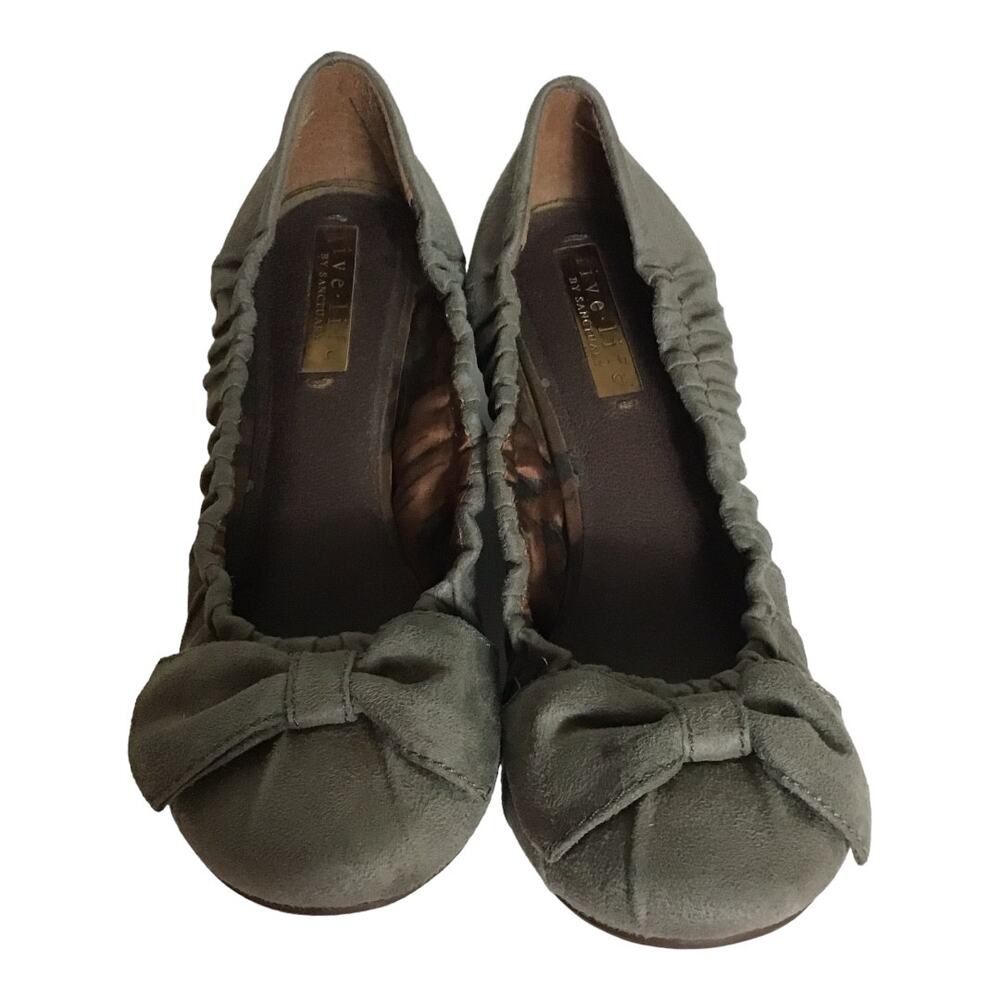 Sanctuary Live Life  Women’s Ballet flats with Slight  Wedge  Size 10 EUC